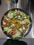 Bowl romaine au poulet crispy