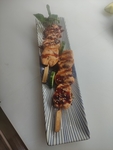 BROCHETTES SAUMON LABEL ROUGE  FAIT MAISON 2 PCS