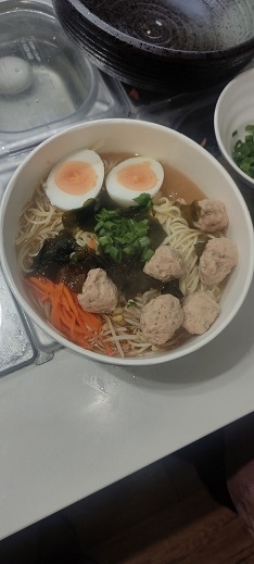 RAMEN BOULETTES DE SAUMON FAIT MAISON